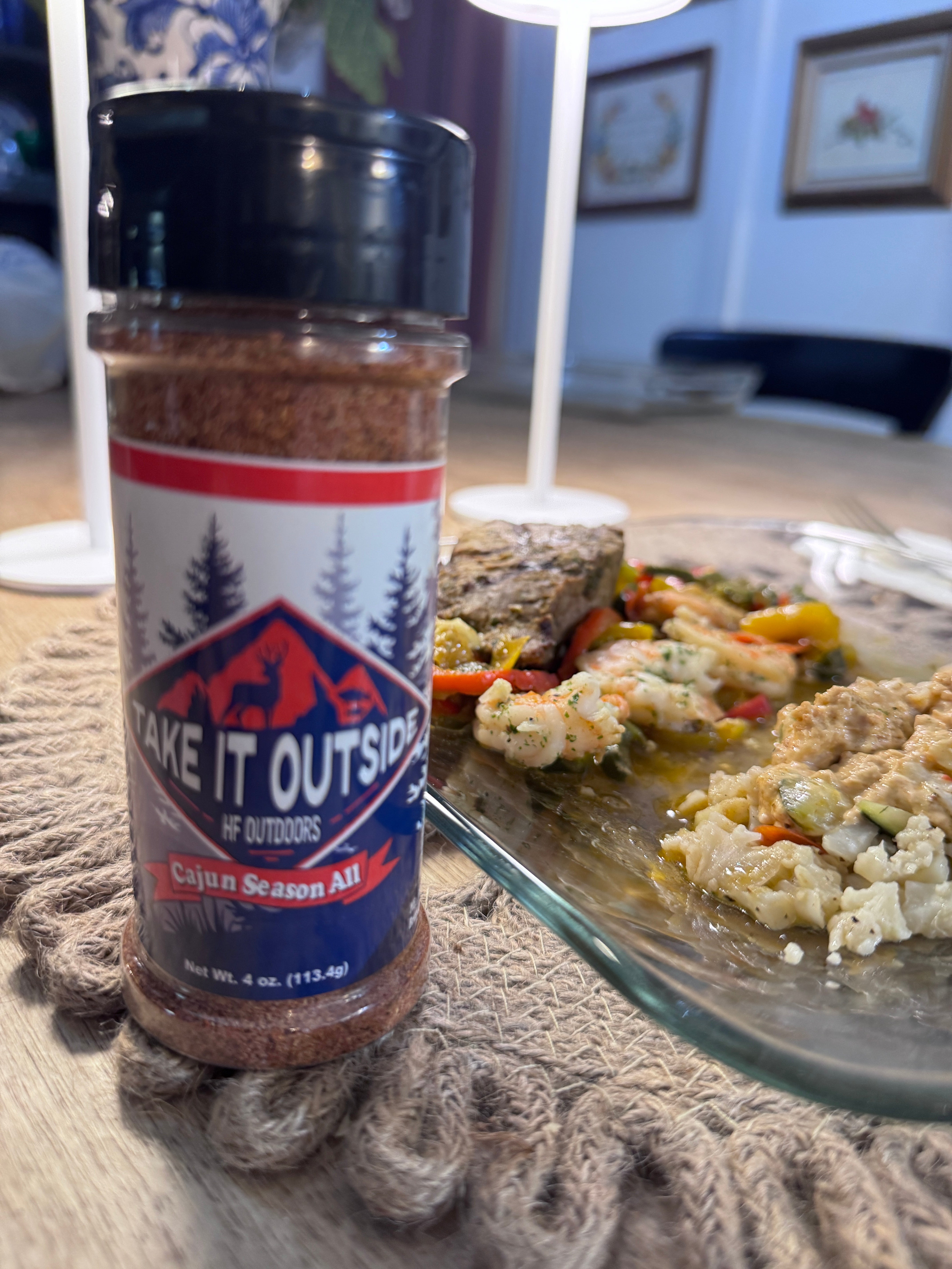 Take It Outside Cajun Season All – Bold Outdoor Flavor in Every Shake!