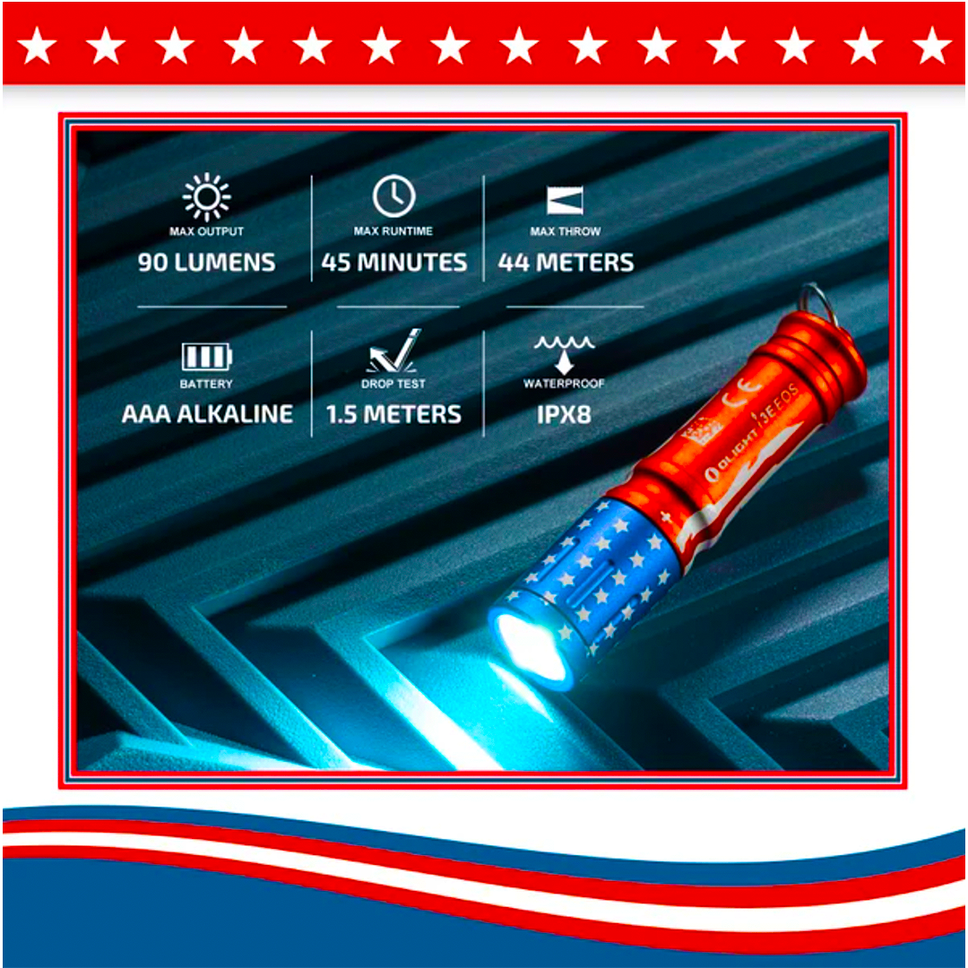 Olight i3E EOS Keychain Flashlight